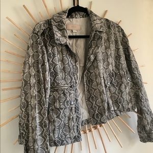 Blank NYC Snake Print Jacket